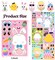 Easter Stickers - DIY Happy Easter Egg Bunny Sticker for Kids, Easter Crafts Stickers Kids Game Toys Gift Party Favor Supplies(24 Sheets)